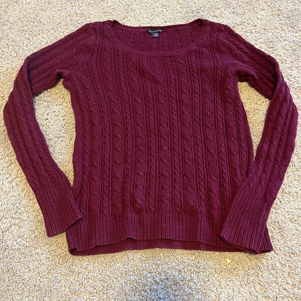 Red American Eagle Sweater